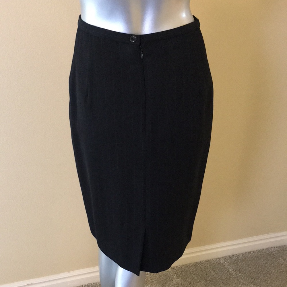 PHILIPPE ADEC | Wool Blend Opera Skirt Pinstripe - Picture 8 of 16